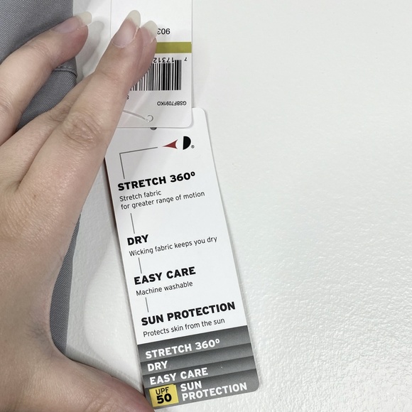 NWT Grand Slam Golf Shorts Gray Stretch Sz. 14 UPF 50 - Picture 7 of 9